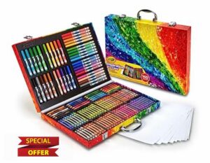 CRAYOLA Inspiration Art Case - 140 Pieces of Colouring Fun! | Includes Crayons