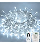 LITYBY Fairy Lights Battery Operated, 12M/120LED Christmas String Lights, 8 Modes Battery Fairy L...
