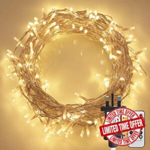 STARKER 10M 100Leds Fairy Lights Mains Powered String Lights with Remote Control (8 Modes