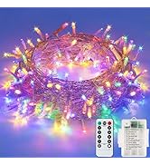 LITYBY Fairy Lights Battery, 12M/120LED Christmas Fairy Lights, 8 Modes Battery Fairy Lights Wter...