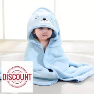 Baby overhead bath towel (Blue)