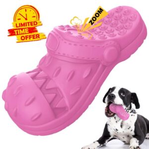 RUXAN Indestructible Dog Toys - Squeaky Dog Chew Toys with Milk Flavor