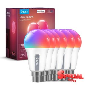 Govee RGBWW Smart Light Bulbs