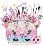 Kids Makeup Sets Girls Toys - unicorn gifts for girls Washable Make Up Starter Kit, Childrens Pri...