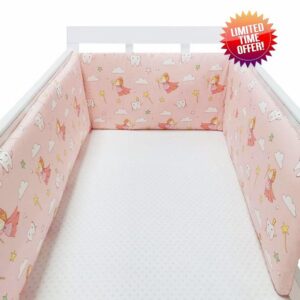 Aocase Breathable Crib Bumper