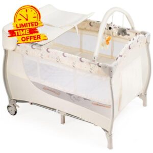 Maxmass 3 in 1 Baby Travel Cot