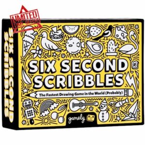 Six Second Scribbles: The frantically fast and fantastically fun drawing game | A family friendly party game for children