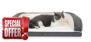 Pecute Orthopedic Pet Sofa Bed (M 76*46*18 cm)