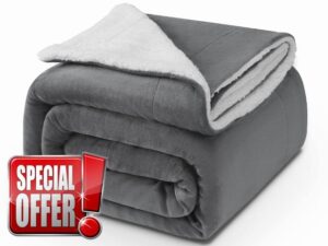 KANKAEU Sherpa Fleece Blanket