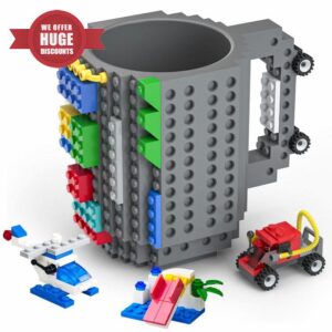 DAYMOO Build-On Brick Coffee Mug