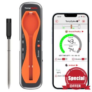 ThermoPro TempSpike 150m Range Truly Wireless Meat Thermometer