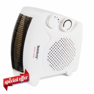 Beldray EH0569SSTK Electric Flatbed Fan Heater – Upright Heater with 2 Heat Settings and Cool Air Function