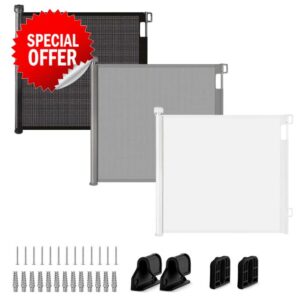 Sterzeal Retractable Stair Gates for Baby and Pet - Baby Gates for Stairs