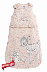 Ex UK Store Baby Girls Sleeping Bag Character 1.5 Tog Wearable Blanket Sizes 0/6 6/12 12/18M Sleepsacks (B&T 0-6M)