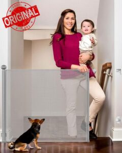MOXTOYU Retractable Stair Gate for Baby and Pets