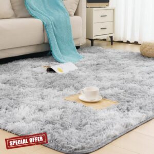 Vamcheer Fluffy Shaggy Area Rug - Soft Large Rug Living Room Bedroom Carpet