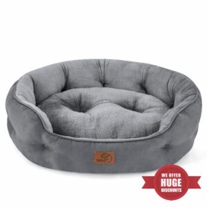 Bedsure Small Dog Bed Washable - Large Cat Beds for Indoor Cats and Puppy
