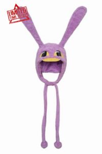 Alleyon Digital Circus Cosplay Jax Hat TADC Plush Animal Bunny Hat Headwear for Halloween Party