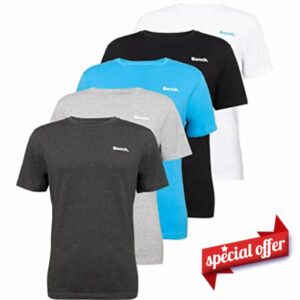 Bench - Mens Everyday Essentials Multipack Lounge Crew Neck T-Shirt Set - Pack of 3