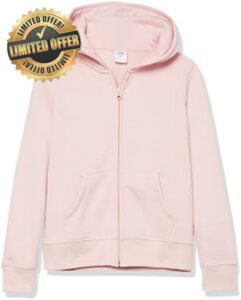 Amazon Essentials Girls and Toddlers' Fleece Zip-Up Hoodie Sweatshi