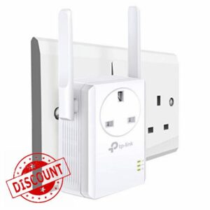 TP-Link TL-WA860RE N300 Universal Range Extender with Extra Power Outlet