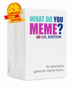 WHAT DO YOU MEME? Core Game - The Hilarious Adult Party Game for Meme Lovers (UK Edition)