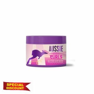 Aussie Bouncy Curls Rich Butter Hair Mask | For Dry Wavy & Curly Hair | Jojoba Oil