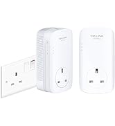 TP-Link AV1000 Gigabit Passthrough Powerline ac Wi-Fi Kit, Dual Band Speed Up to 1200 Mbps, Wi-Fi...