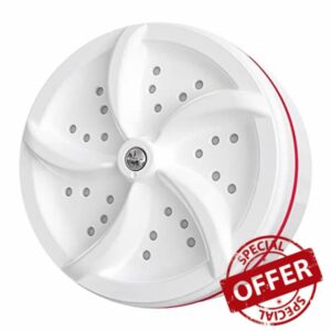 Tokiudeeir Mini Washing Machine Portable Ultrasonic Dishwasher with USB Data Cable Powered for Personal Laundry Camping RV Trip