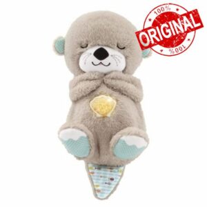 Sleeping Otter Breathing Otter Newborn Baby Toys & New Plush Washable Slumber Soft Toys for Babies with Light and Sound Cosleeping Toy for Baby Girl & Boy Gifts Newborn Essentials A01