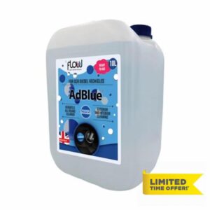 FlowChem AdBlue - 10L or 5L - Certified for All Makes and Models ISO 22241 Certified - Easy to Pour with Special Spout to Prevent Spills - Improved Formula (10 Litre)
