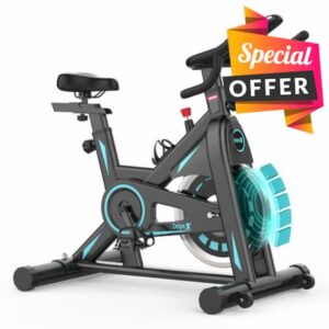 Dripex Exercise Bike Magnetic Resistance for Home Gym Use Heavy People