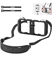 NEEWER Upgraded Phone Rig Vlogging Kit, Video Stabilizer with Dual Handle, Wireless Mic Clip Slot...