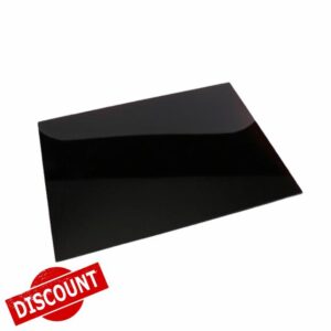 Deenz 60X52Cm Black Universal Hob Cover Plate Tempered Glass Worktop Saver Dishwasher Safe 5Mm All Types Of Cookers (Hob Cover)