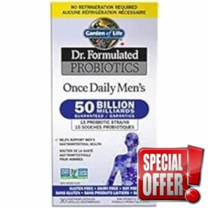 Garden of Life Dr. Formulated Once Daily Men 50-Billion Probiotics 30 Vegetarian Capsules