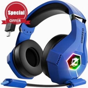 Ozeino ZW1S Wireless Gaming Headset with Microphone