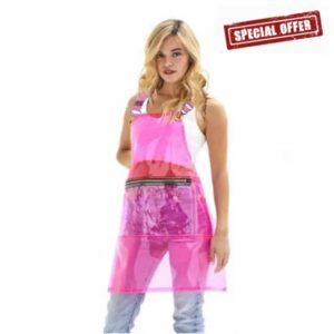 CHAILIQIANGG Transparent Apron Waterproof TPU with Pockets