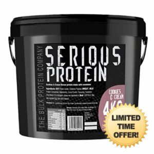 The Bulk Protein Company – SERIOUS PROTEIN – Protein Powder – 4kg – Low Carb – Supports Lean Muscle Growth – Recovery Supplement