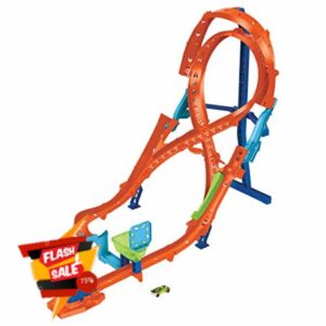 Hot Wheels Track Set With 1 Hot Wheels Car