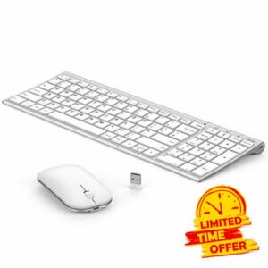 Rechargeabe Wireless Keyboard Mouse