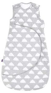 2.5 Tog – Cloud Nine Design – Soft 100% Cotton with Zip For Easy Nappy Changing – 0-6M