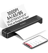 Phomemo A4 Thermal Printer Paper 4 Rolls, 210x297 mm, BPA Free, Compatible with Phomemo M832 Port...