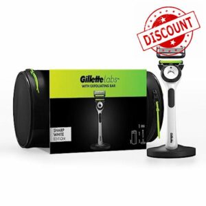Gillette Labs Men's Razor + 1 Razor Blade Refill with Exfoliating Bar