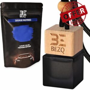 Savage Car Air Freshener for Men | Vent Clip | Sauvage Inspired Car Fragrances | Strong Perfume - Car Freshener | Car Odour Eliminator | Creed Air Freshener Car | Car Scent by BEZQ