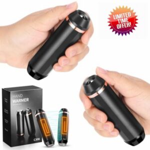 AXNSATRE Hand Warmers Rechargeable Reusable 2 Pack - Magnetic Electric Portable Handwarmer+Small Torch