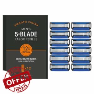 by Amazon 5-Blade Replacement Cartridges For Man