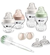 Tommee Tippee Advanced Anti-Colic Baby Bottle, 260ml, Slow-Flow Breast-Like Teat for a Natural La...