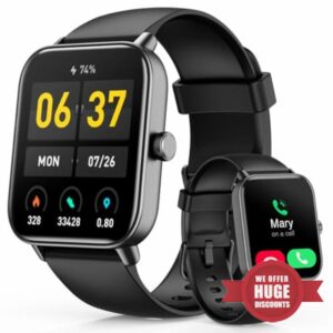 Smart Watch for Men Answer/Make call & Alexa Built-in