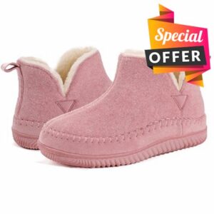 Zizor Women's Moccasin Bootie Slippers with Cosy Memory Foam