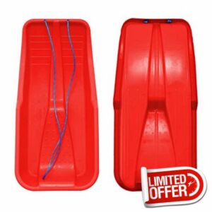 simpa Heavy Duty Cannon Winter Sports Plastic Snow Sledge Tobaggan - Choose from 4 Colours!